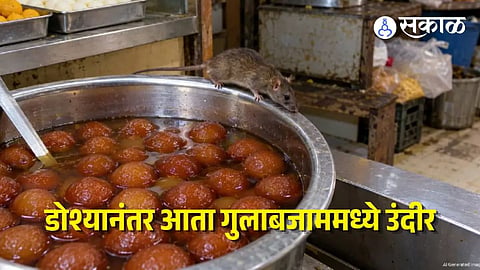 RAT IN GULAB JAMUN SYRUP