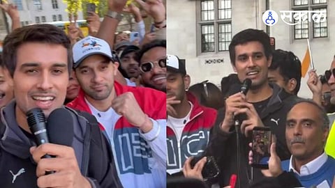 Dhruv Rathee London Protest