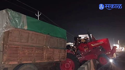 Sillod Highway Accident Three Vehicle Collision at Kerhala Phata Claims Tractor Driver Life Two Drivers Seriously Injured in Crash