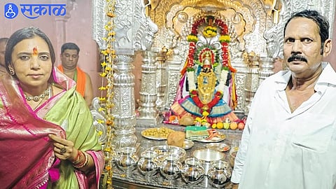 Maharashtra Drought Relief Udayanraje Bhosale Offers Prayers to Tulja Bhavani for Farmers Prosperity and Good Rainfall