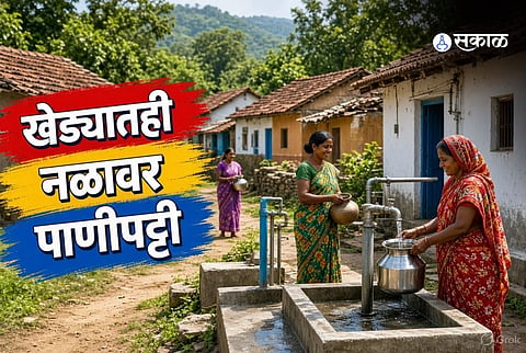 Villagers in Palamu district, Jharkhand, question the monthly water tax as many households with tap connections continue to face irregular water supply.