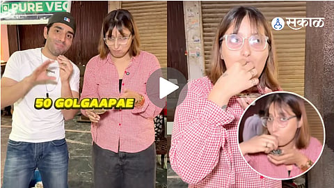 100 Golgappe Challenge Viral Video