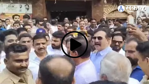 Shinde shivsena Aggresive in thane