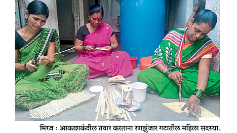 हस्तकलेतून सुरू झाला पूरक उद्योग