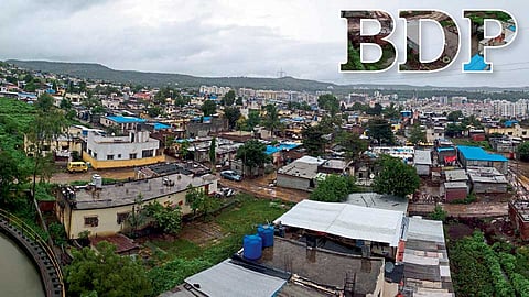 निम्म्याहून अधिक क्षेत्र बांधकामांनी बाधित