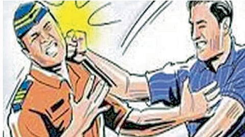 police beating