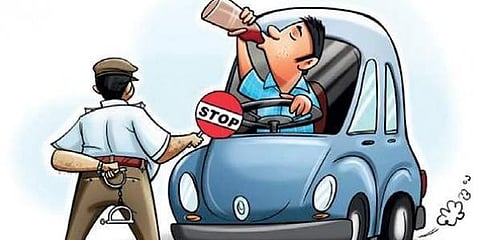 Drunkdriving.