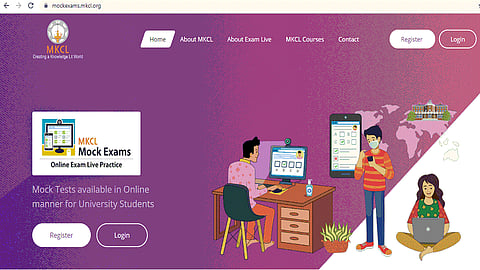 Free practice facility available online for college students through MKCL