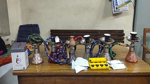 Home delivery of hookahs also due to lockdown in pune.jpg