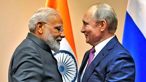 Narendra Modi And Vladimir Putin