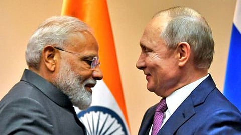 Narendra Modi And Vladimir Putin