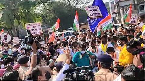 Denied OBC morcha in Pune and Sameer Bhujbal in police custody