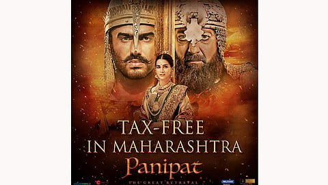 Panipat movie is tax free in Maharastra now