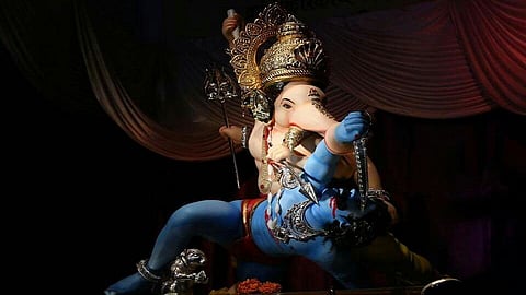 This year Online Darshan of Bhau Rangari Ganpati