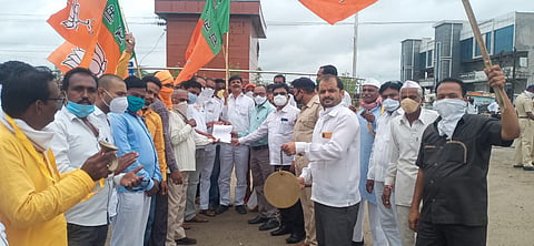 BJP Agitation
