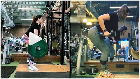 actress zarina khan workout video viral
