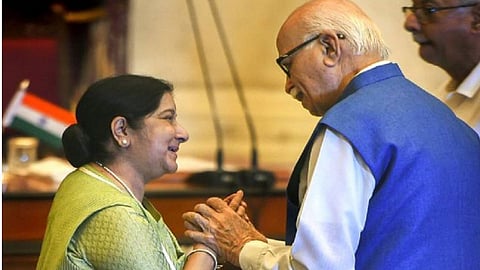 Lal Krishna Advani gets emotional on Sushma Swaraj death