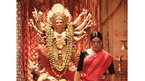 Akshay Kumar releases poster of Laxmmi Bomb draping a read sari