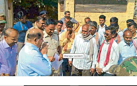 Five people in the vigilance section for belagavi tractor accident