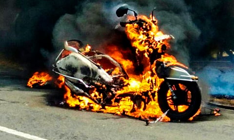 bike-fire