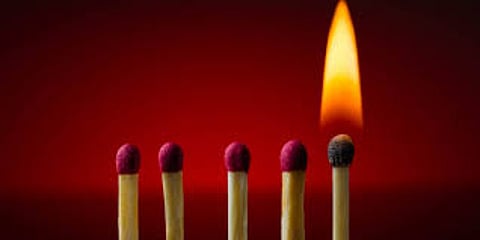 burning