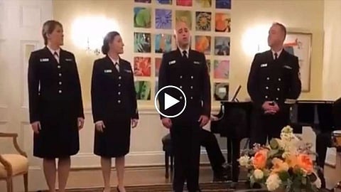 bollywood king khan shahrukh khan and ar rahman nostalgic after us navy members sing yeh jo des hai tera film swades
