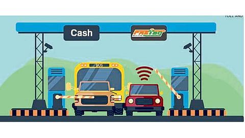 Double the toll amount for vehicles without 'fast tag'