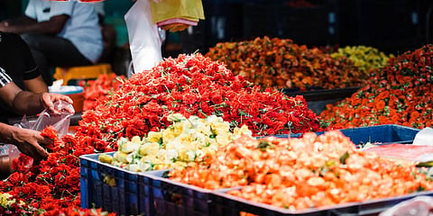 no price to flower in navratri