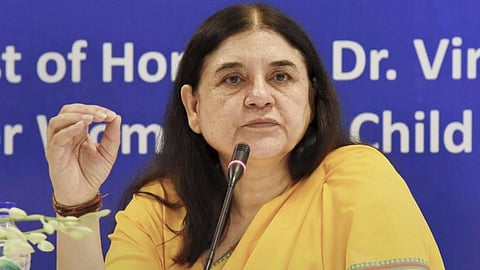 Filed a case on the complaint of Maneka Gandhi