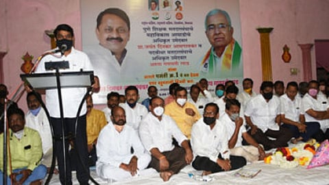 Guardian Minister Satej Patil criticize on chandrakant patil meeting of directors of education and teachers ichlkarnji
