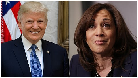 kamla harris and donald trump esakal.jpg