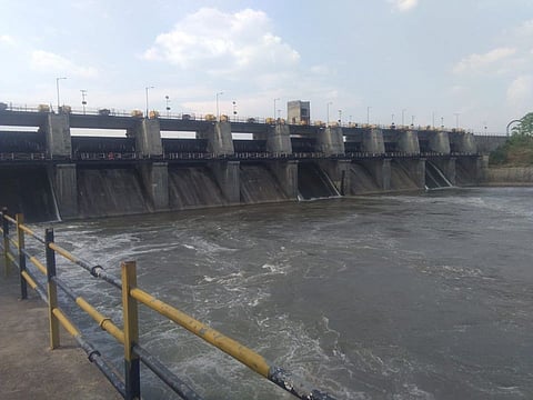 The water released from the Kurnoor dam a relief to the villages along the Bori river in the summer