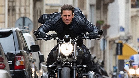 Tom Cruise's daredevil stunt on a moving train Mission Impossible 7 goes viral on the internet