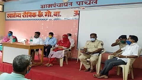Pachal village is the first village in the taluka to quarantine the entire village by itself ...