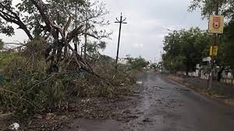Heavy rains lashed "Ya" circles in Nagar district