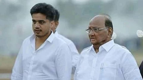 Rohit Pawar, Sharad Pawar
