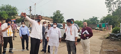 Vijay Vadettiwar inspected the flood affected villages in Nagpur district