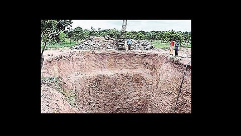Wells in Atpadi taluka were flooded