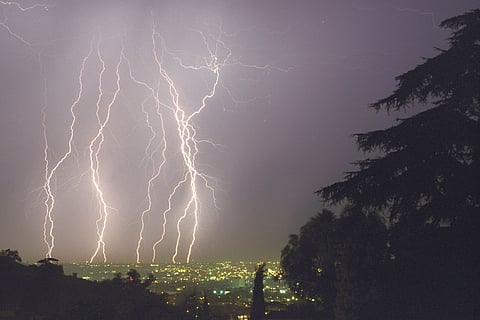 heavy rain