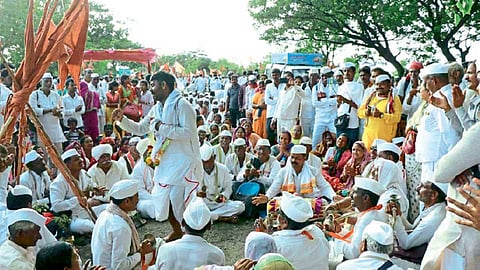This year the villages on the palkhi route were quiet