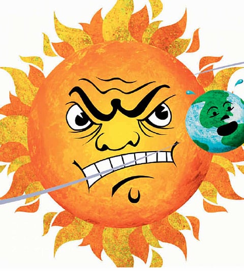 sun heat