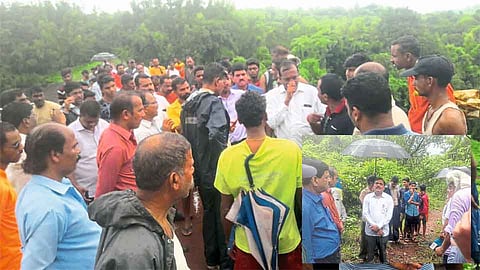 निवे धरण परिसरातच अधिकाऱ्यांना घेराओ