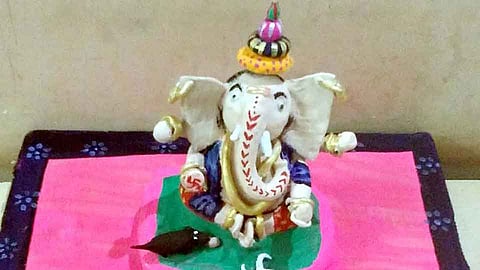 Ganesh Festival : माहेर संस्थेत स्वच्छतेचा संदेश देत पर्यावरणपूरक गणेशोत्सव
