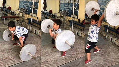 A video of a little boy exercising on social media is going viral.jpg