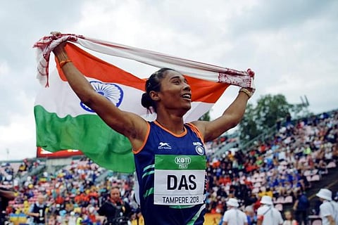 चार दिवसांत दोन सुवर्ण; हिमा दासची दणदणीत कामगिरी