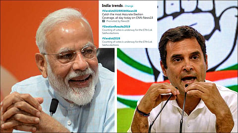 Election Results top trend on twitter on election result day