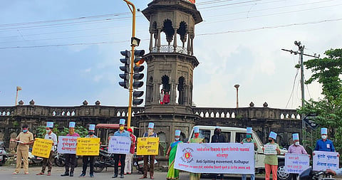 anti spit movment kolhapur