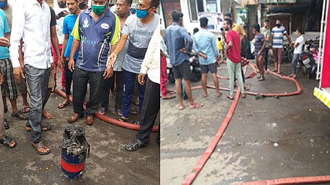 Pune Fire brigade officer control Fire on time at mangalwar peth