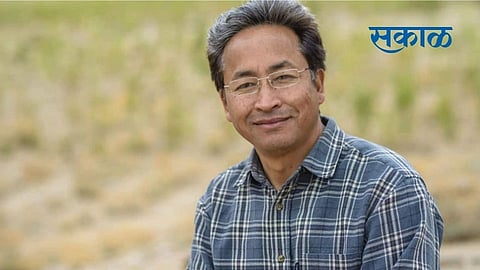 sonam wangchuk video viral on social media make ice tunnel in jammu kashmir