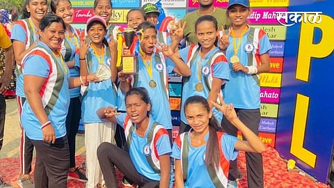 Girls from Mehtar community played cricket in Nagpur